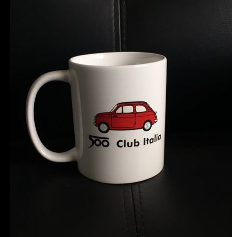 la tazza del Fiat 500 Club Italia