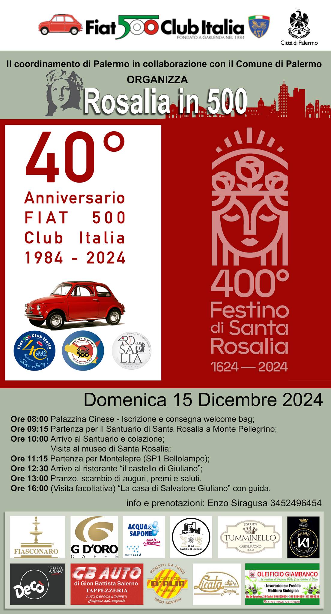 coord Palermo - Fiat 500 Club Italia