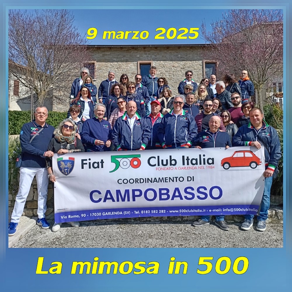 La mimosa in 500 - Coord. di Campobasso